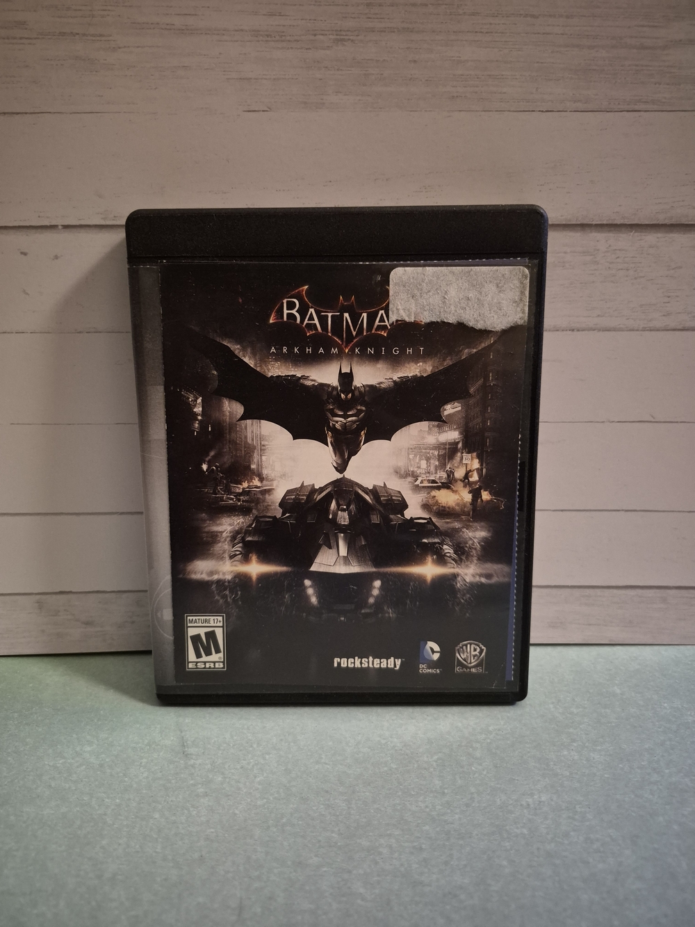 RockSteady Batman Arkham Knight Game Case - Black and Dark Gray Artwork